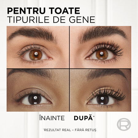 Mascara Voluminous Carbon Black, 8.3 ml, Loreal Paris 631033