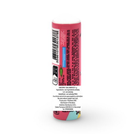Balsam de buze pentru copii Unicorn, Capsune, 5 g, Take Care 764415