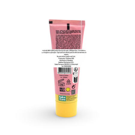 Pasta de dinti pentru copii, Smiley, Menta dulce, + 6 ani, 50 ml, Take Care 764425