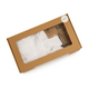 Set trusou muselina cu volanase, 8 piese, +0 luni, Alb, Twindeco 631383