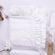 Set trusou muselina cu volanase, 8 piese, +0 luni, Alb, Twindeco 631381