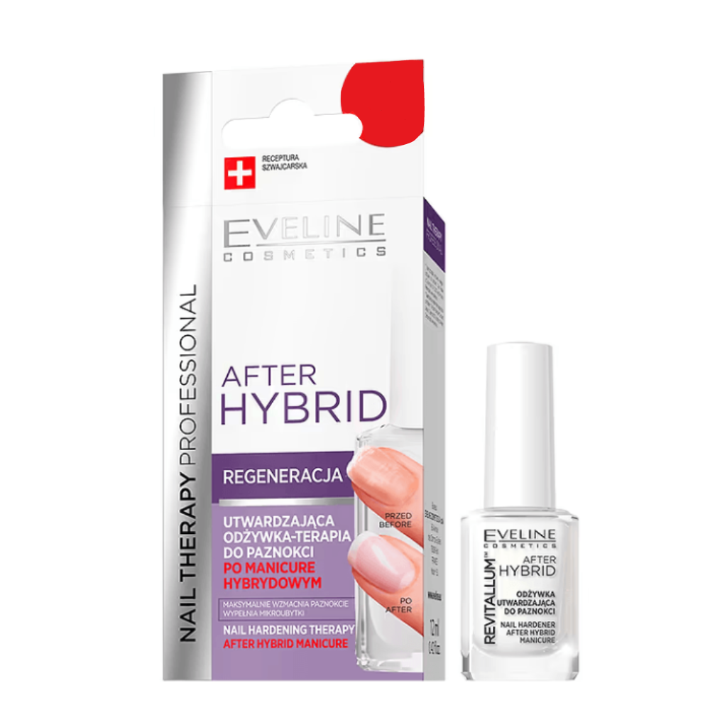 Tratament pentru intarirea unghiilor After Hybrid, 12 ml, Eveline Cosmetics