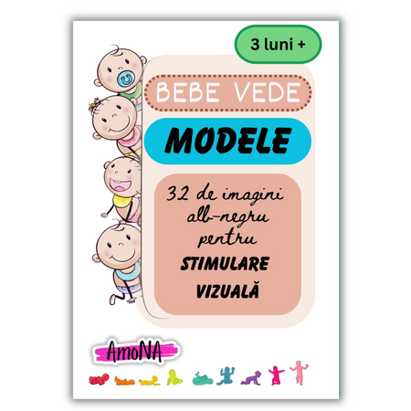 Cartonase Modele Bebe Verde, +3 luni, Amona