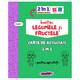 Carte de activitati 2in1 Invatam Legumele si Fructele, +3 ani, Amona 631445