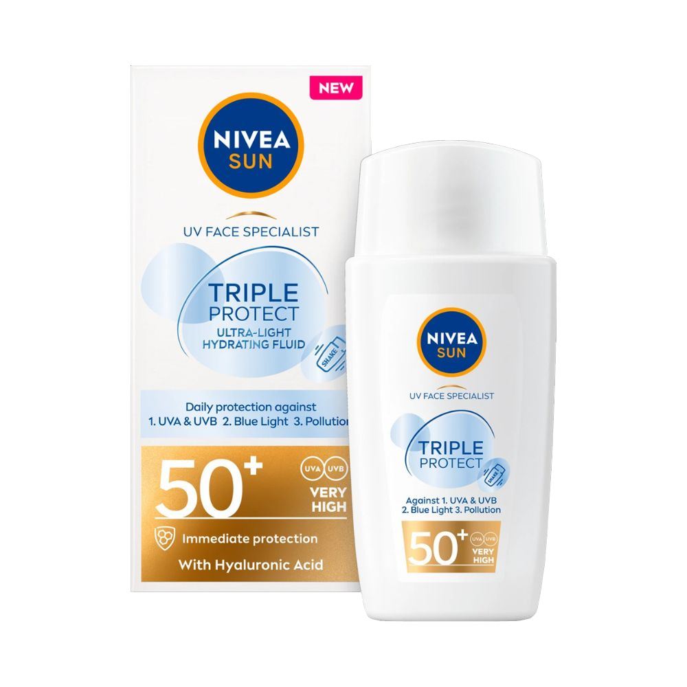 Crema fluida pentru fata Sun, FPS50, 40 ml, Nivea