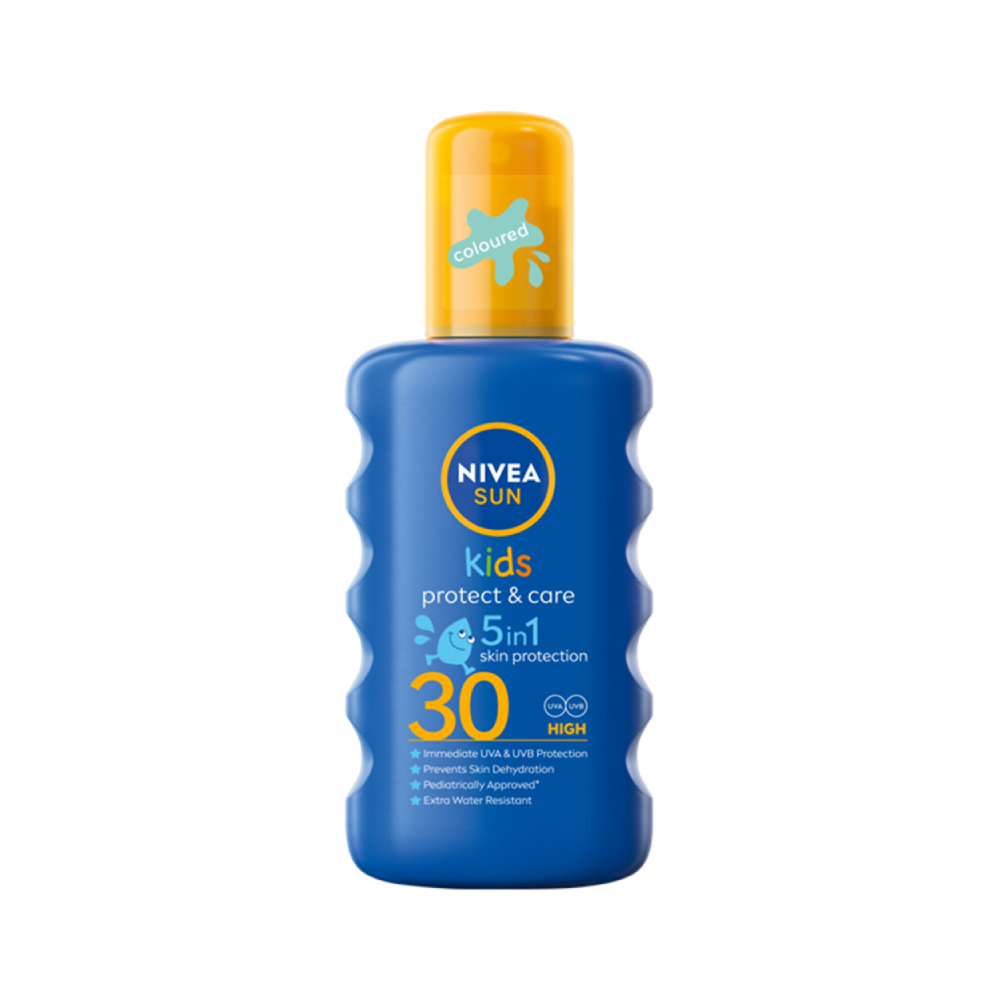 Spray colorat Sun Kids, FPS 30, 200 ml, Nivea