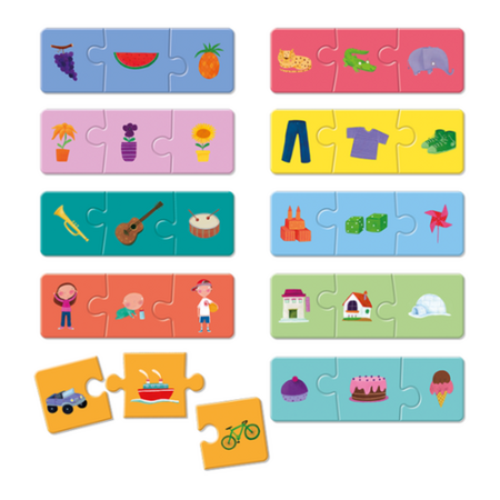 Joc de logica Trio Montessori - Asocieri, 3-5 ani, Ludattica 631629