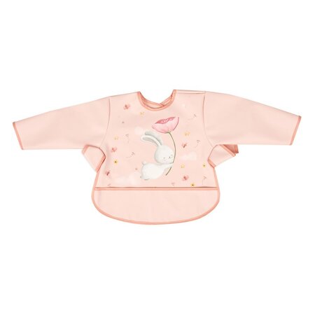 SEVIBEBE BAVETA IMPERMEABILA CU MANECI RABBIT WITH FLOWER