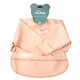 Baveta impermeabila cu maneci Rabbit with Flower, + 6 luni, Savibebe 631666