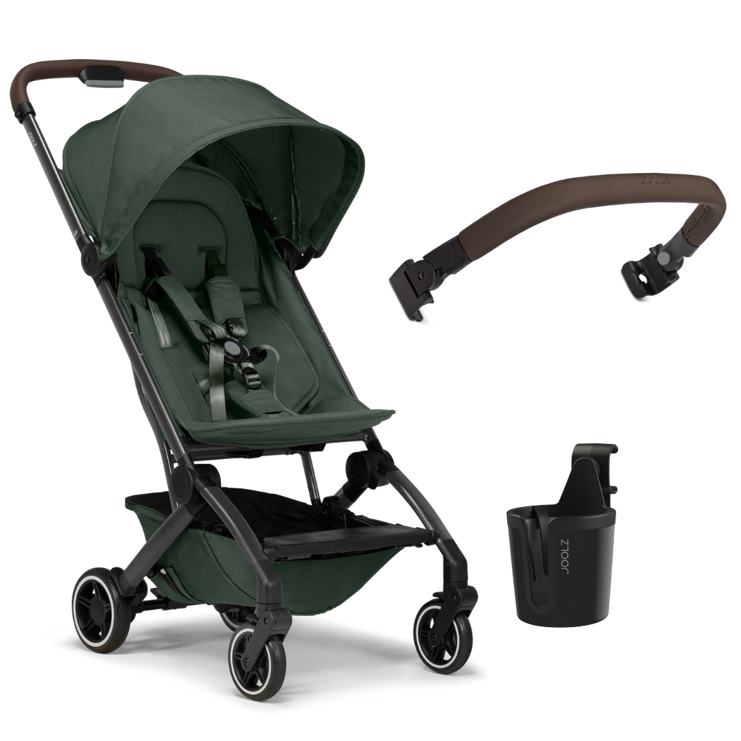 Pachet Carucior Joolz Aer+ cu 2 accesorii incluse, Forest Green, Joolz