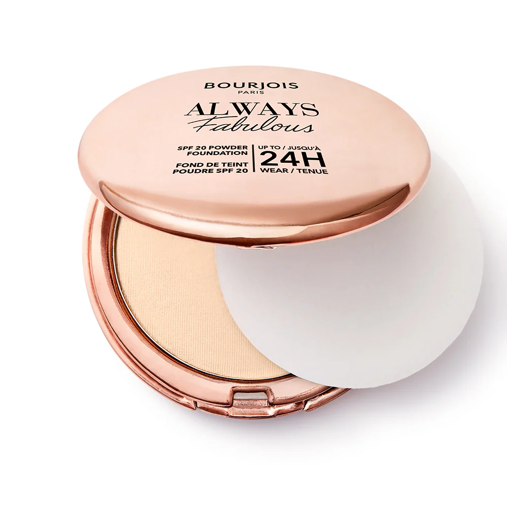 Fond de ten compact Always Fabulous, 7 g, Golden Ivory 115, Bourjois