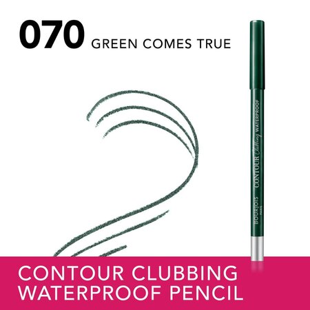 Creion de ochi Contour Clubbing, Green Comes True, 1.2 g, Bourjois 631891
