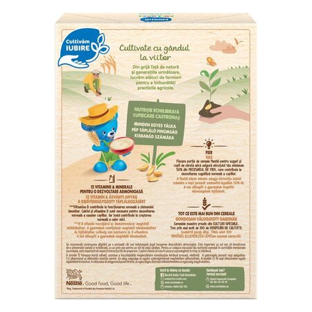 Cereale cu 3 fructe Junior, +12 luni, 200 g, Nestle 642474