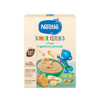 Cereale cu 3 fructe Junior, +12 luni, 200 g, Nestle