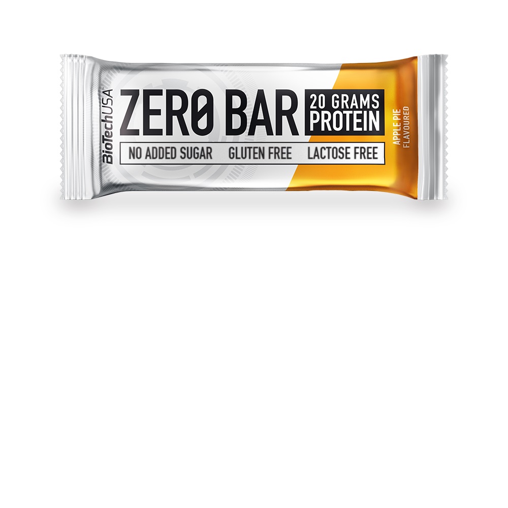 Baton proteic Apple Pie Zero Bar, 50 g, BioTechUSA