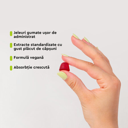Calm Your Mind, Capsuni, 60 jeleuri, Good Routine 777602