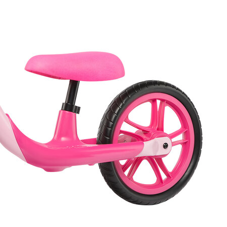 Bicicleta fara pedale Alex cu roti din spuma EVA, 3+ ani, BubbleGum, Lionelo 632653