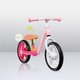Bicicleta fara pedale Alex cu roti din spuma EVA, 3+ ani, BubbleGum, Lionelo 632663