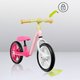 Bicicleta fara pedale Alex cu roti din spuma EVA, 3+ ani, BubbleGum, Lionelo 632661