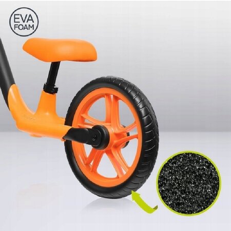 Bicicleta fara pedale Alex cu roti din spuma EVA, 3+ ani, Orange, Lionelo 632671