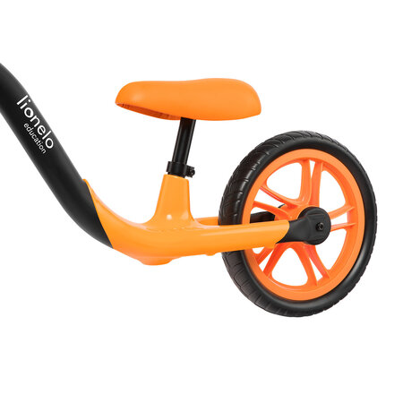 Bicicleta fara pedale Alex cu roti din spuma EVA, 3+ ani, Orange, Lionelo 632664