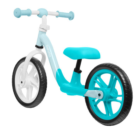 Bicicleta fara pedale Alex cu roti din spuma EVA, 3+ ani, Turquoise, Lionelo 632681