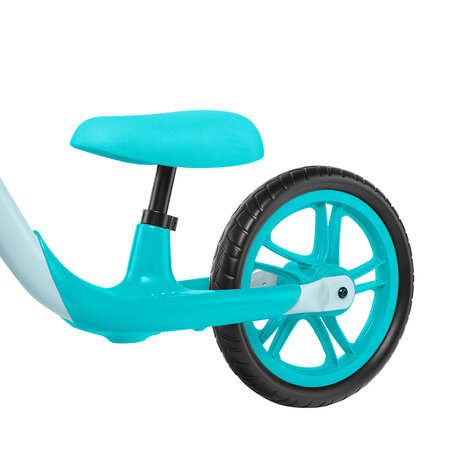Bicicleta fara pedale Alex cu roti din spuma EVA, 3+ ani, Turquoise, Lionelo 632679