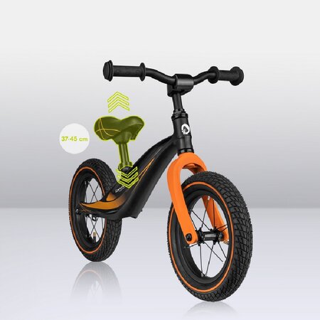 Bicicleta fara pedale Bart Air cu roti gonflabile, 2+ ani, Black, Lionelo 632750