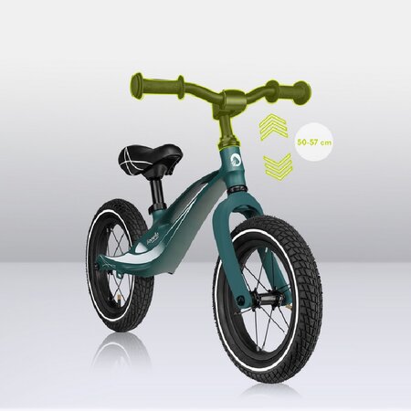 Bicicleta fara pedale Bart Air cu roti gonflabile, 2+ ani, Green Forest, Lionelo 632731