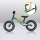 Bicicleta fara pedale Bart Air cu roti gonflabile, 2+ ani, Green Forest, Lionelo 632734