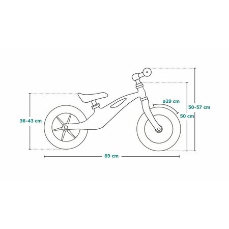 Bicicleta fara pedale Bart Tour, Grey Stone, Lionelo 632920