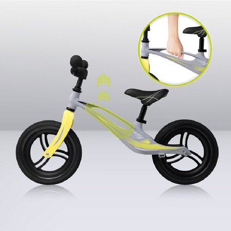 Bicicleta fara pedale Bart Tour, Grey Stone, Lionelo 632916