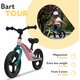 Bicicleta fara pedale Bart Tour, Pink BubbleGum, Lionelo 633016