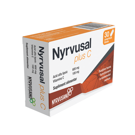 Nyrvusal plus C, 30 comprimate, Nyrvusano 788750