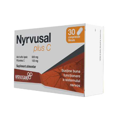 Nyrvusal plus C, 30 comprimate, Nyrvusano 788753