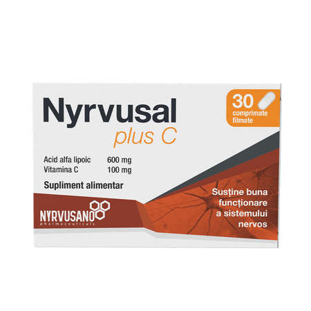 Nyrvusal plus C, 30 comprimate, Nyrvusano
