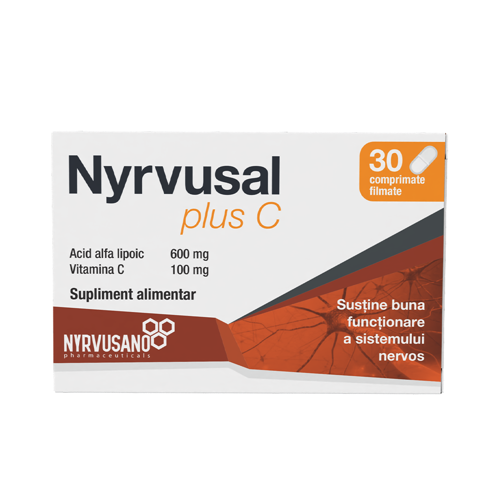 Nyrvusal plus C, 30 comprimate, Nyrvusano