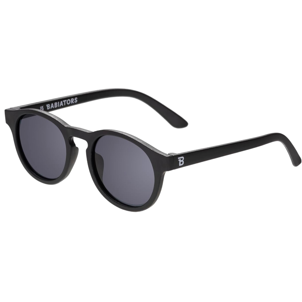 Ochelari de soare ultraflexibili cu lentile fumurii pentru copii, 0-2 ani, Keyhole Jet Black, Babiators