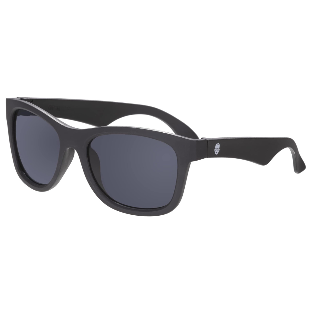 Ochelari de soare ultraflexibili cu lentile fumurii pentru copii, 3-5 ani, Navigator Jet Black, Babiators