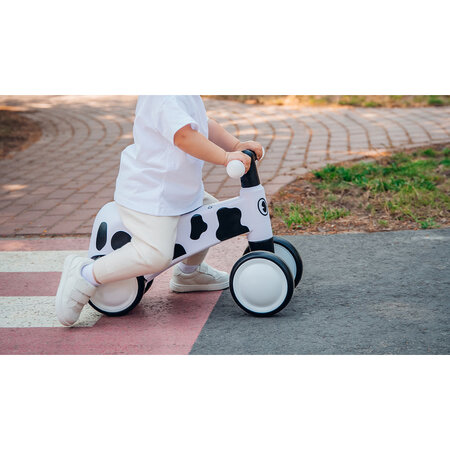 Bicicleta cu 4 roti din spuma EVA Sammy fara pedale, 12 - 36 luni, White, Lionelo 633098