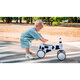 Bicicleta cu 4 roti din spuma EVA Sammy fara pedale, 12 - 36 luni, White, Lionelo 633100