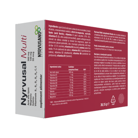 Nyrvusal Multi, 30 comprimate, Nyrvusano 788738