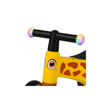 Bicicleta cu 4 roti din spuma EVA Sammy fara pedale, 12 - 36 luni, Yellow Honey, Lionelo 633135