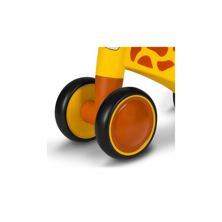 Bicicleta cu 4 roti din spuma EVA Sammy fara pedale, 12 - 36 luni, Yellow Honey, Lionelo 633133