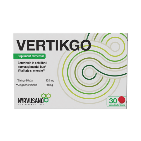 Vertikgo, 30 comprimate, Nyrvusano