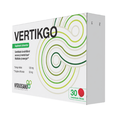 Vertikgo, 30 comprimate, Nyrvusano 788796