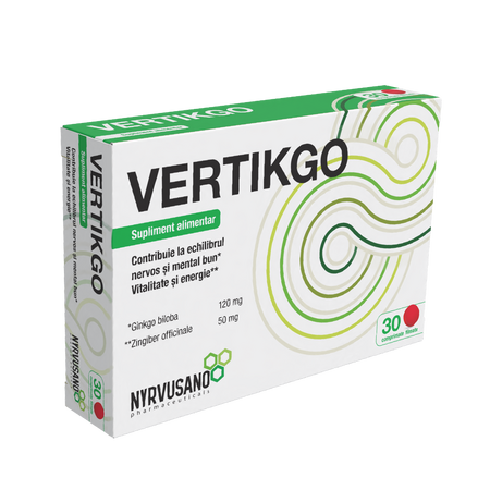 Vertikgo, 30 comprimate, Nyrvusano 788797