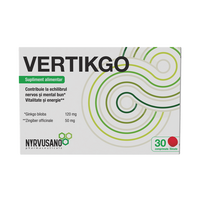 Vertikgo, 30 comprimate, Nyrvusano