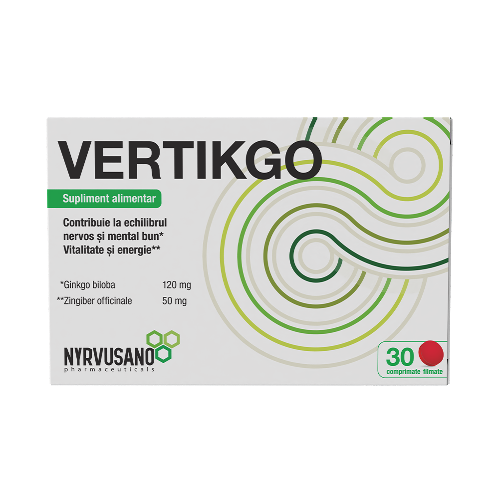 Vertikgo, 30 comprimate, Nyrvusano