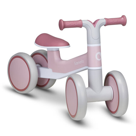 Bicicleta cu 4 roti Villy fara pedale, 12 - 36 luni, Pink Rose, Lionelo 633193